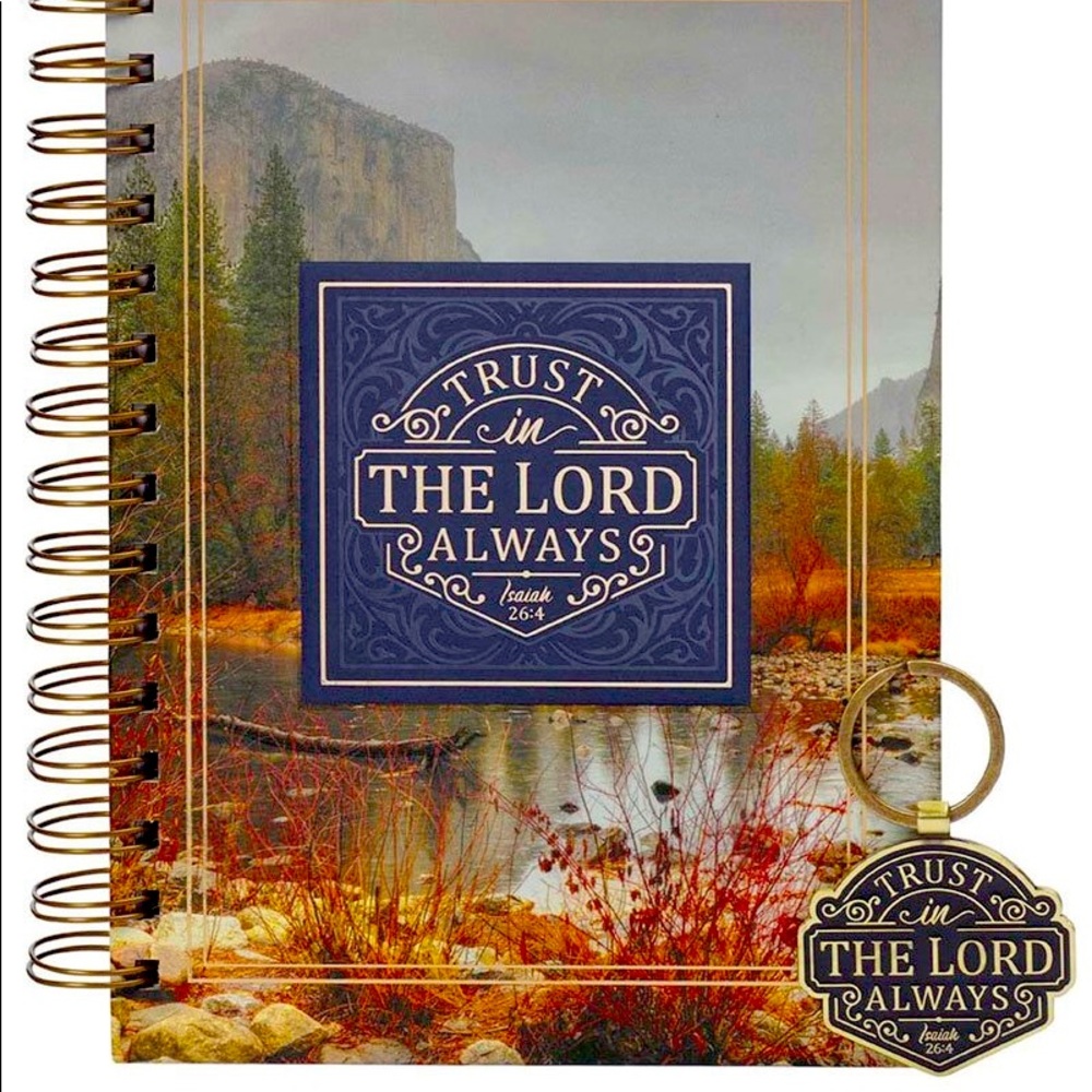 ‘Trust In The Lord…” Journal and Keyring Gift Set